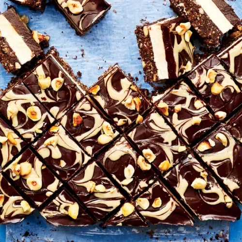 chocolate and hazelnut nanaimo bars ft RECIPE0219 0 a8c4ce64b7184b7f9e63892203191b19