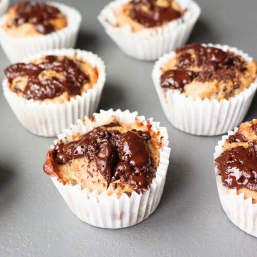 chocolate chip cottage cheese healthy muffins