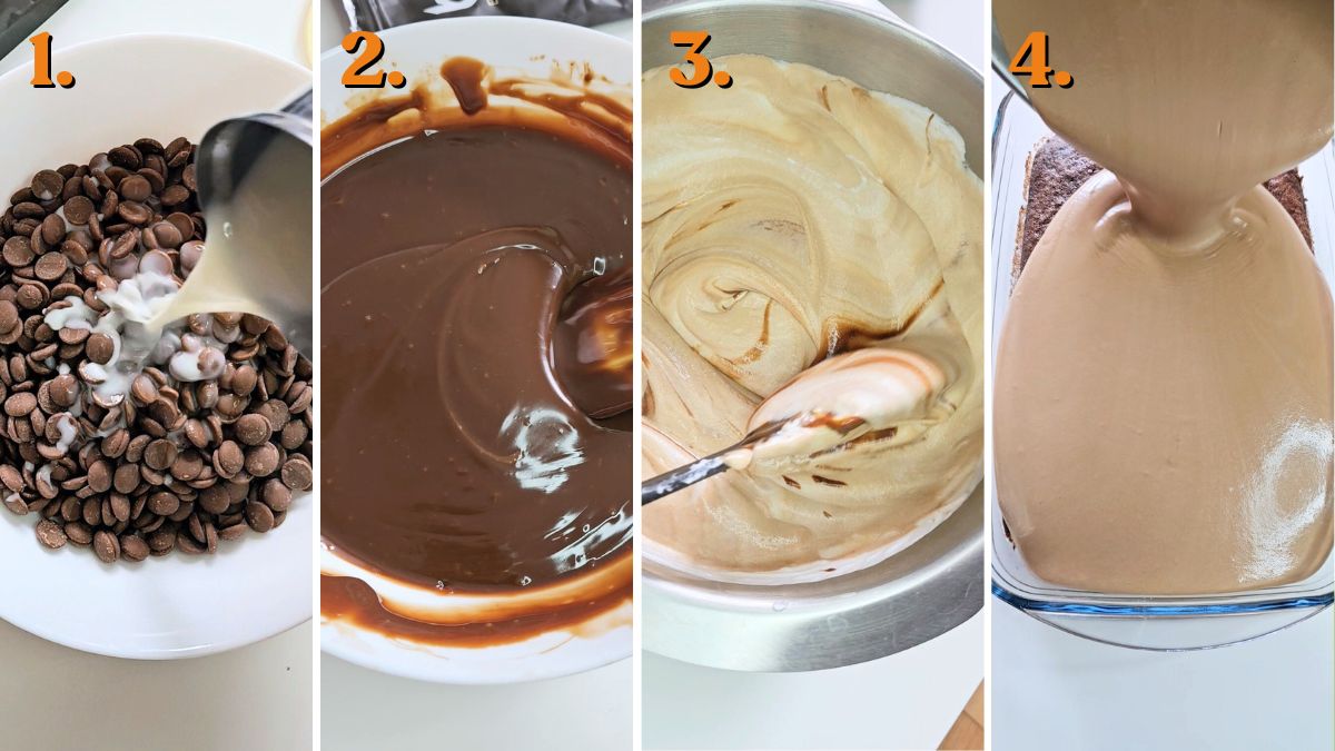 chocolate mousse step by step photos