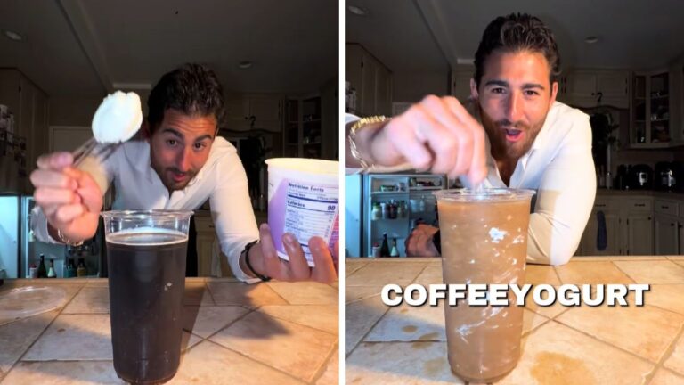 The Newest TikTok Craze: Why Everyone is Pouring Yogurt into Their Morning Coffee