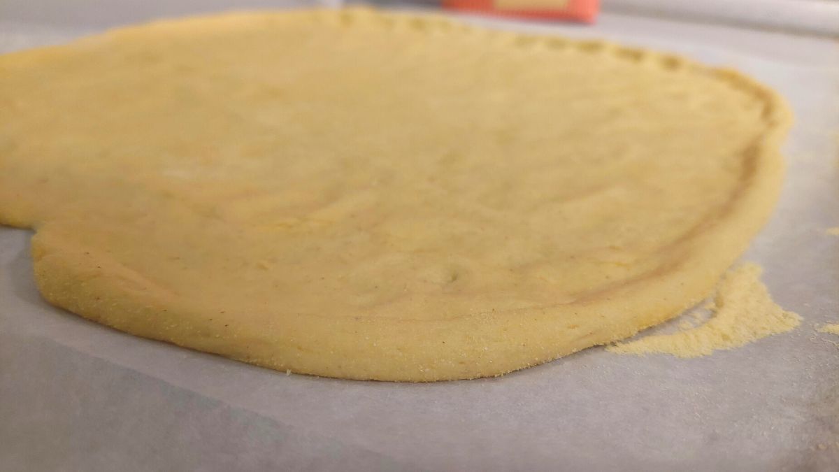 corn flour pizza dough