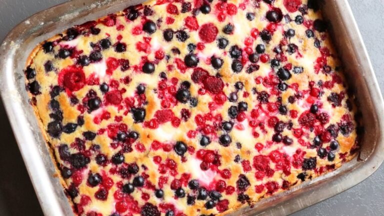 Sweet Cornbread with Fruit (Easy Thanksgiving and Christmas Dessert)