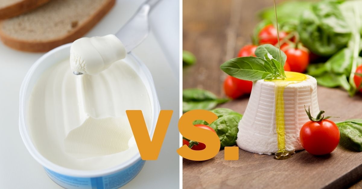 cream cheese vs ricotta
