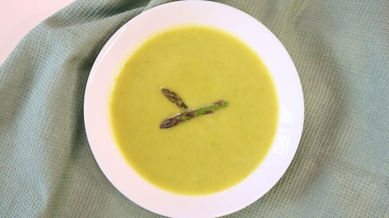 creamy asparagus and potato soup