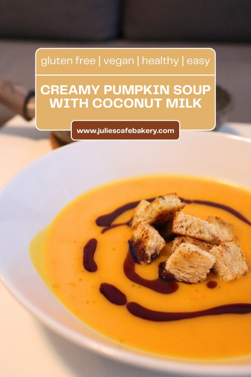 creamy pumpkin soup with coconut milk easy recipe