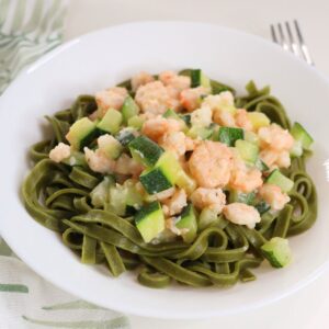 creamy shrimp and zucchini pasta recipe