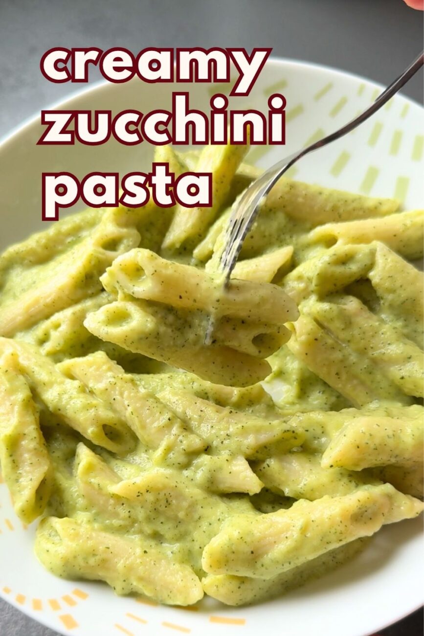 creamy zucchini pasta recipe