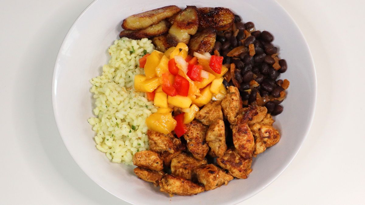 cuban Black Beans and Rice with Chicken