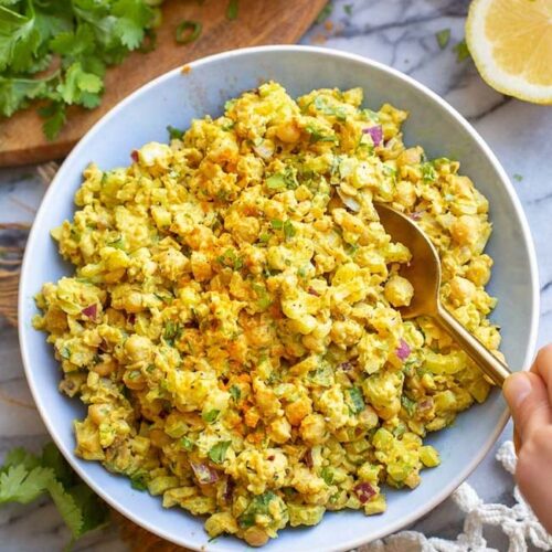 curried chickpea salad
