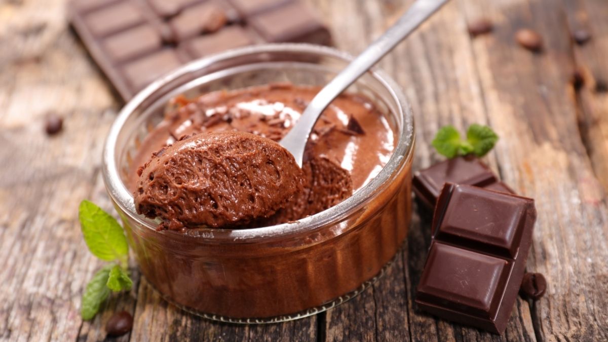 dark chocolate mousse