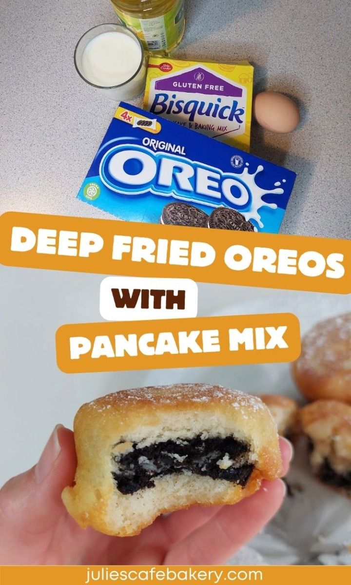 deep fried oreos with pancake mix recipe