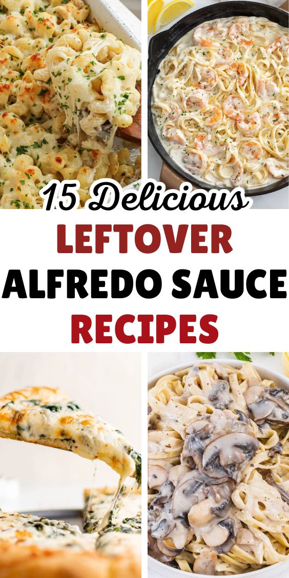 deliciosu leftover alfredo sauce recipes