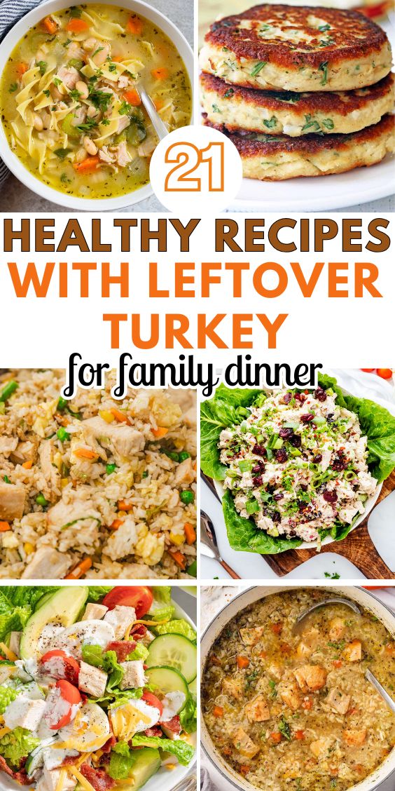 delicious easy simple Healthy Recipes with Leftover Turkey