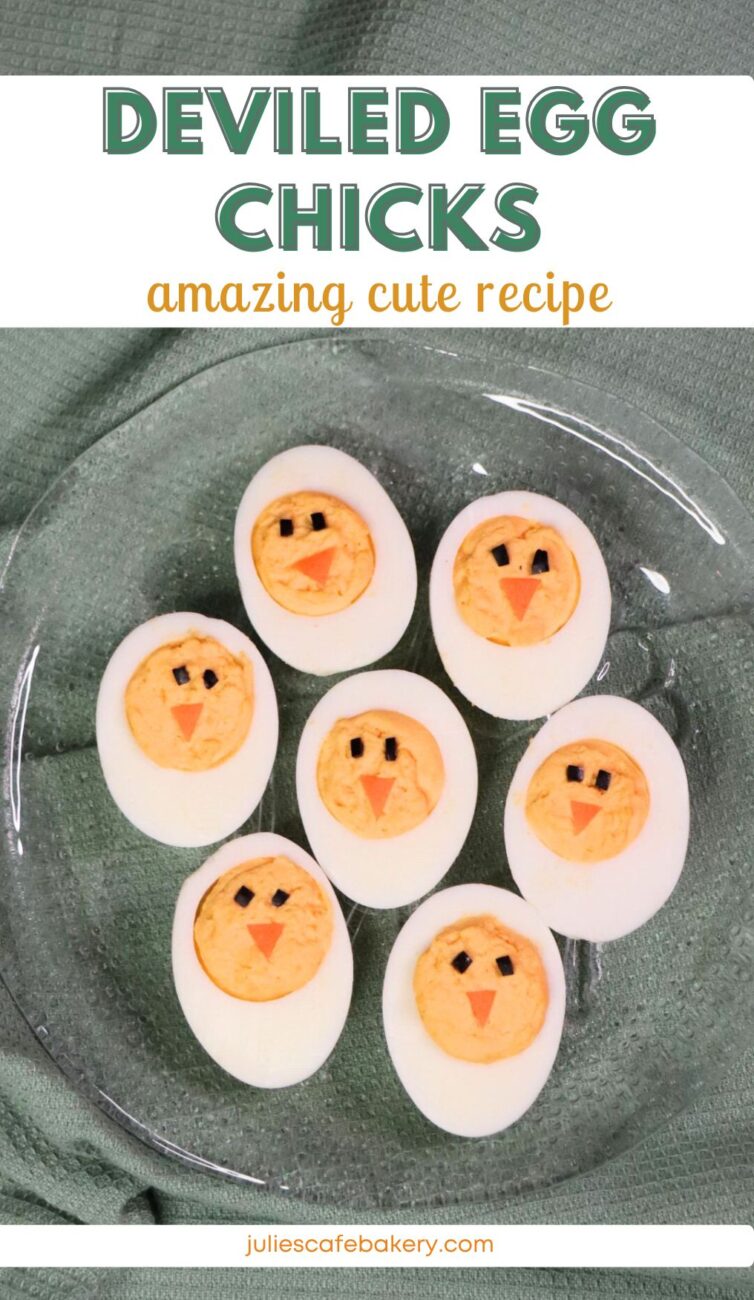 how to make chick easter deviled eggs