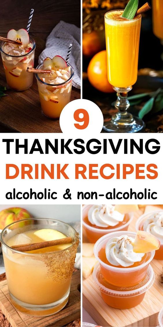 9 Drink Ideas for Thanksgiving