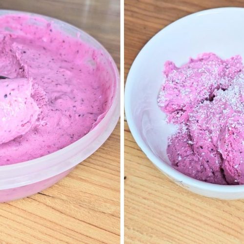 easy 3 ingredient cottage cheese fruit ice cream