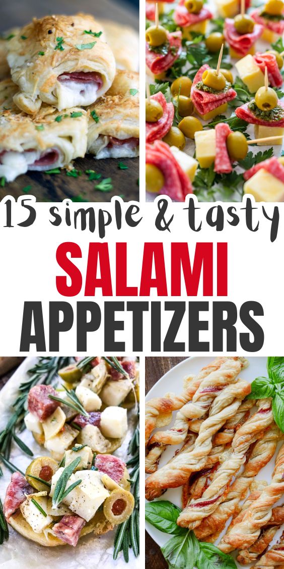 easy Appetizer Ideas With Salami