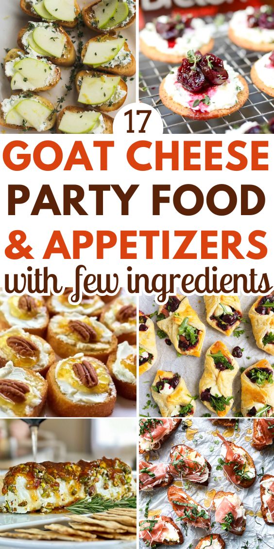 easy Appetizers With goat cheese