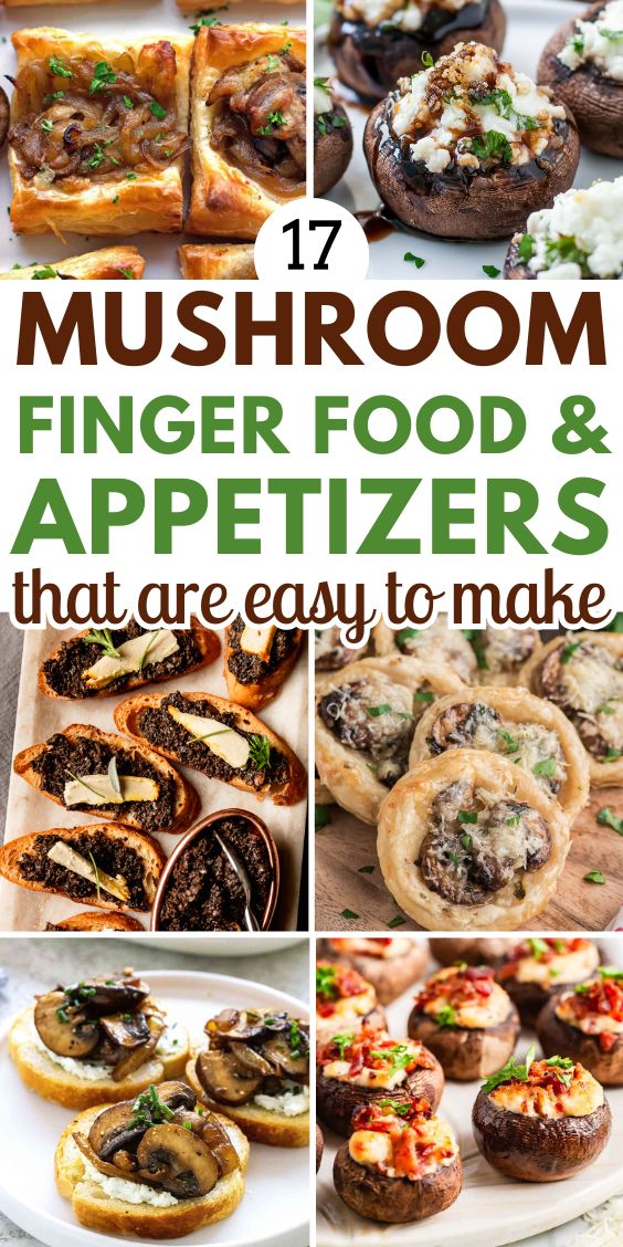 easy Appetizers With mushrooms