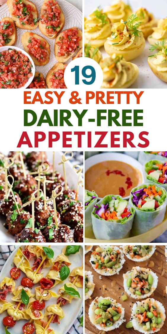 easy Appetizers Without Cheese Dairy