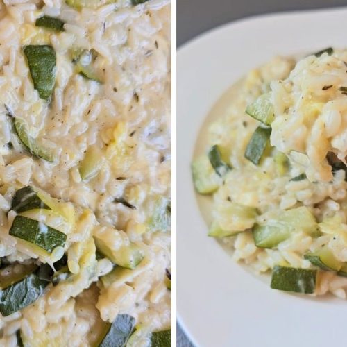 easy Cheesy Zucchini Risotto Recipe