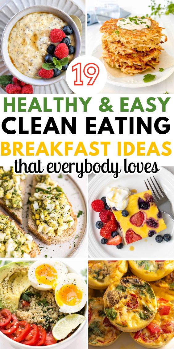 easy Clean Eating breakfast recipes