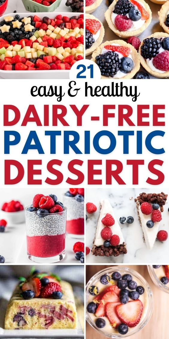 easy Dairy Free 4th of july Desserts 1