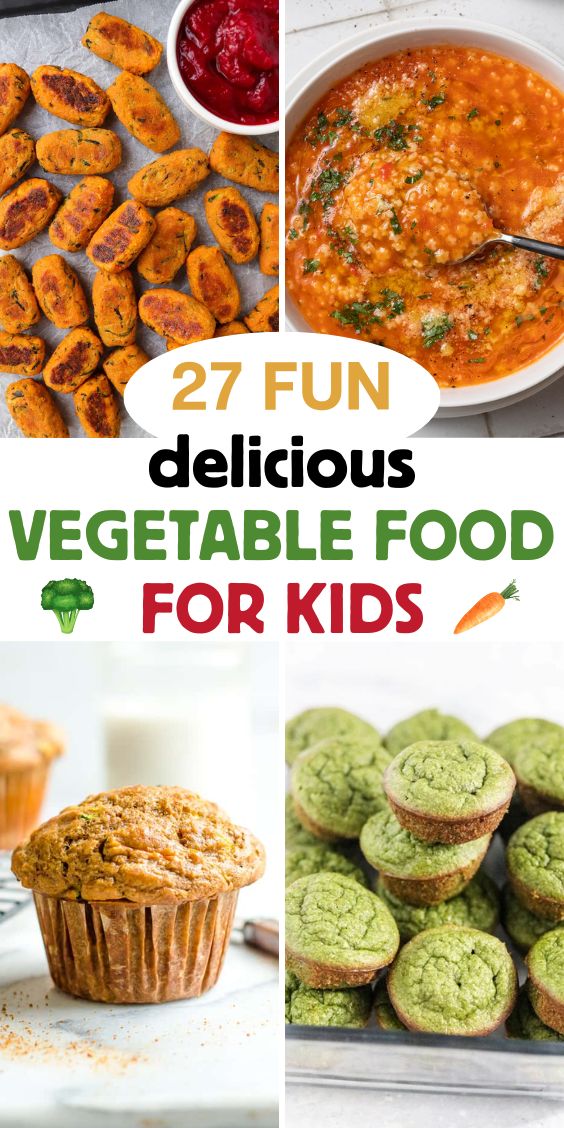 easy Fun VEGETABLE Food for Kids