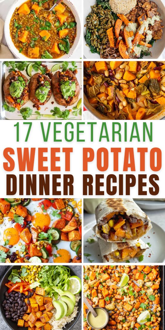 easy Vegetarian Recipes With sweet potatoes