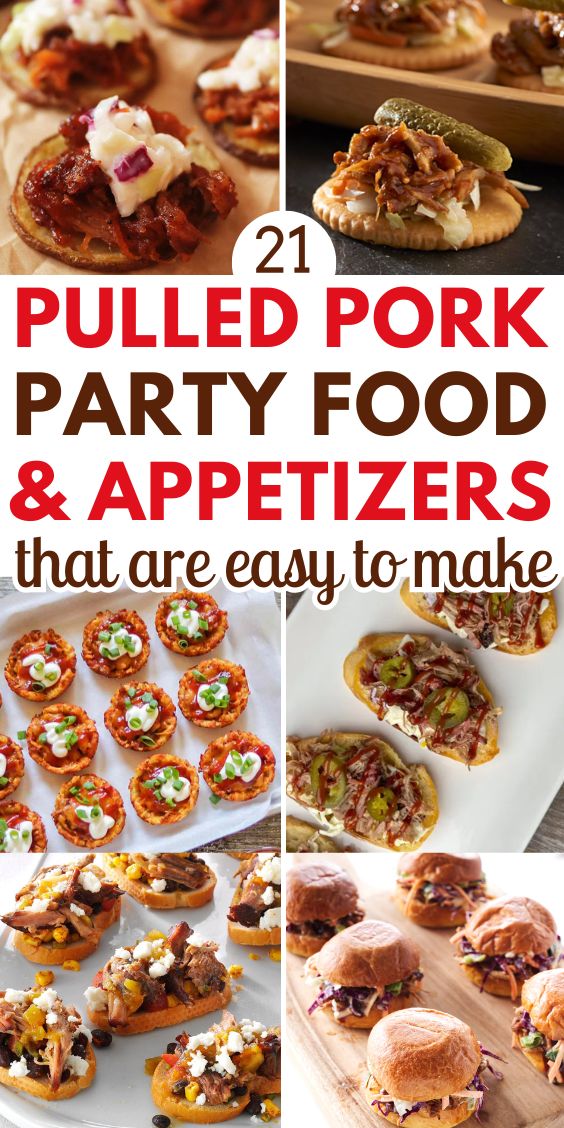easy appetizers using pulled pork