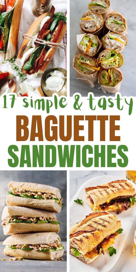easy baguette sandwich ideas