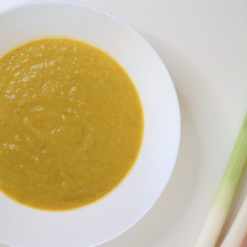 Creamy Carrot Leek Soup