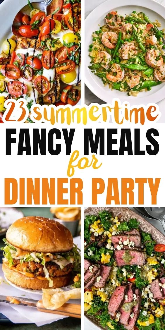 easy elegant summer dinner party menu ideas