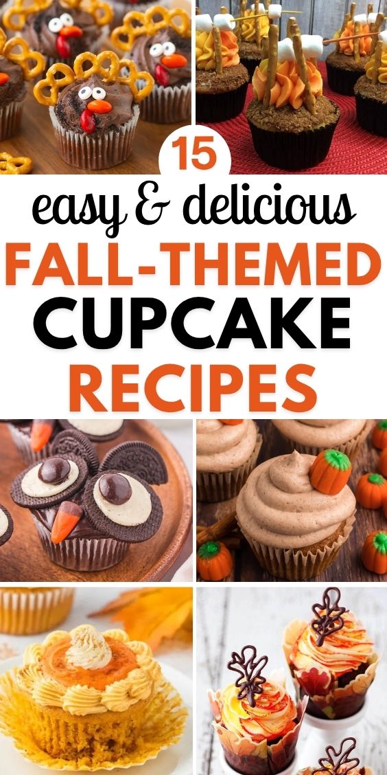 easy fall theme cupcakes