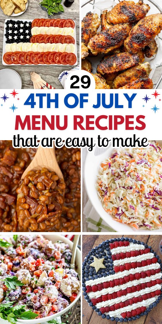 easy fourth of july menu ideas