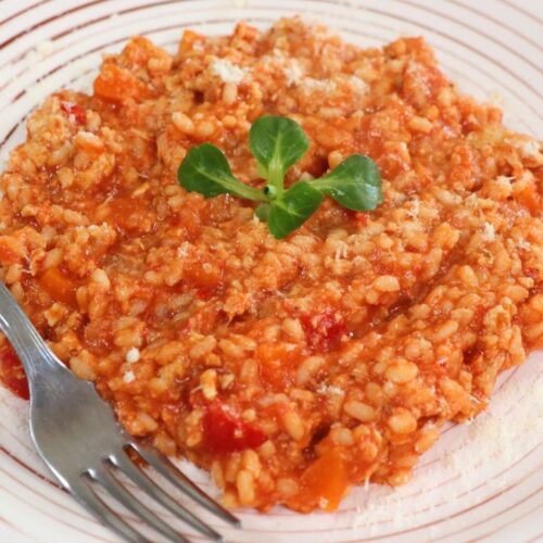 easy ground turkey risotto recipe