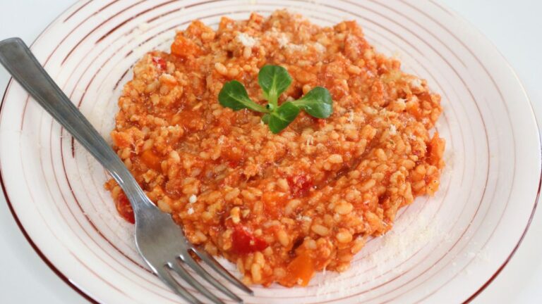 easy ground turkey risotto recipe