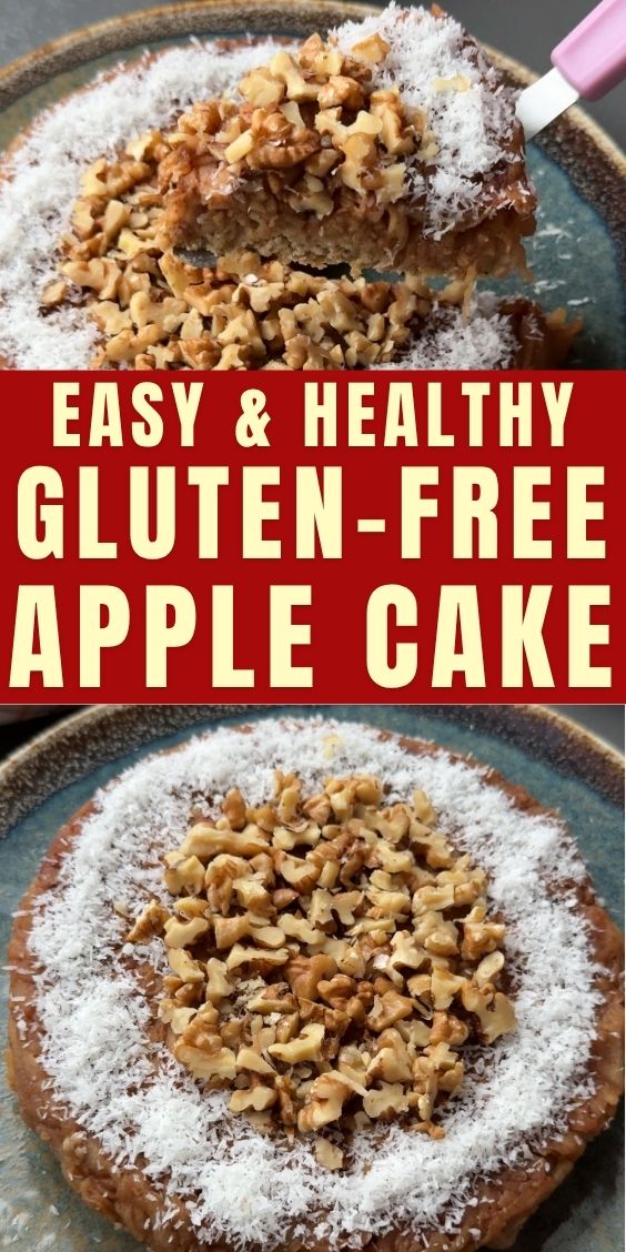 easy healthy gluten free apple cake