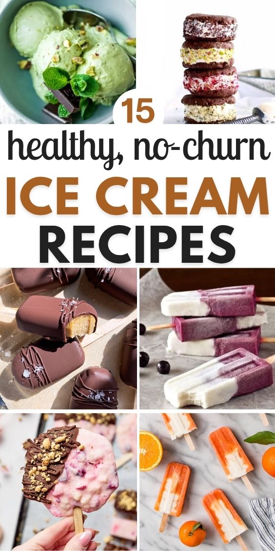 easy healthy no machine ice cream recipes