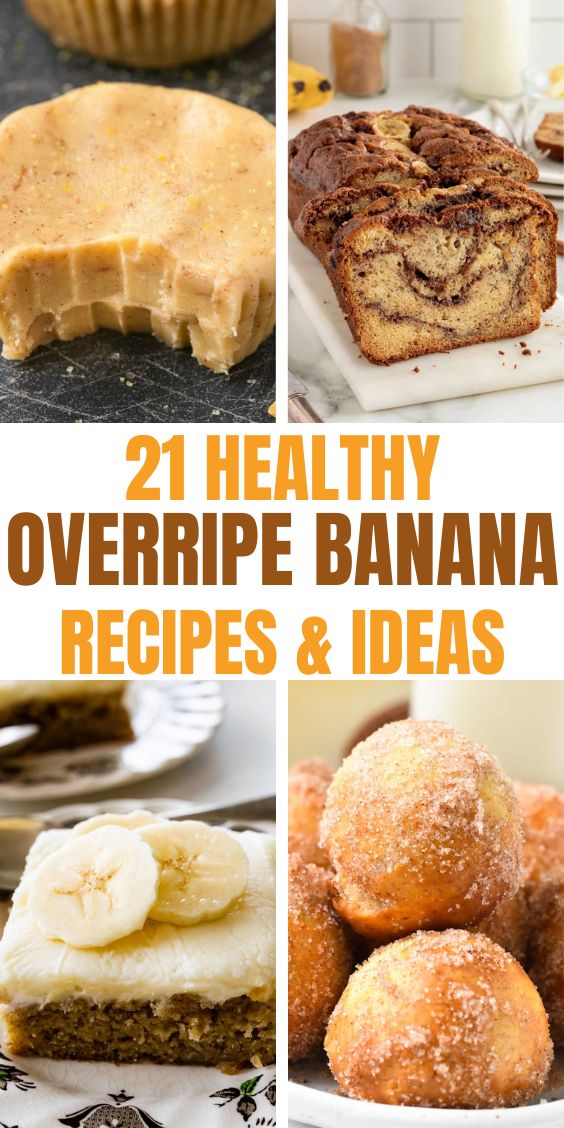 easy healthy overripe banana recipes