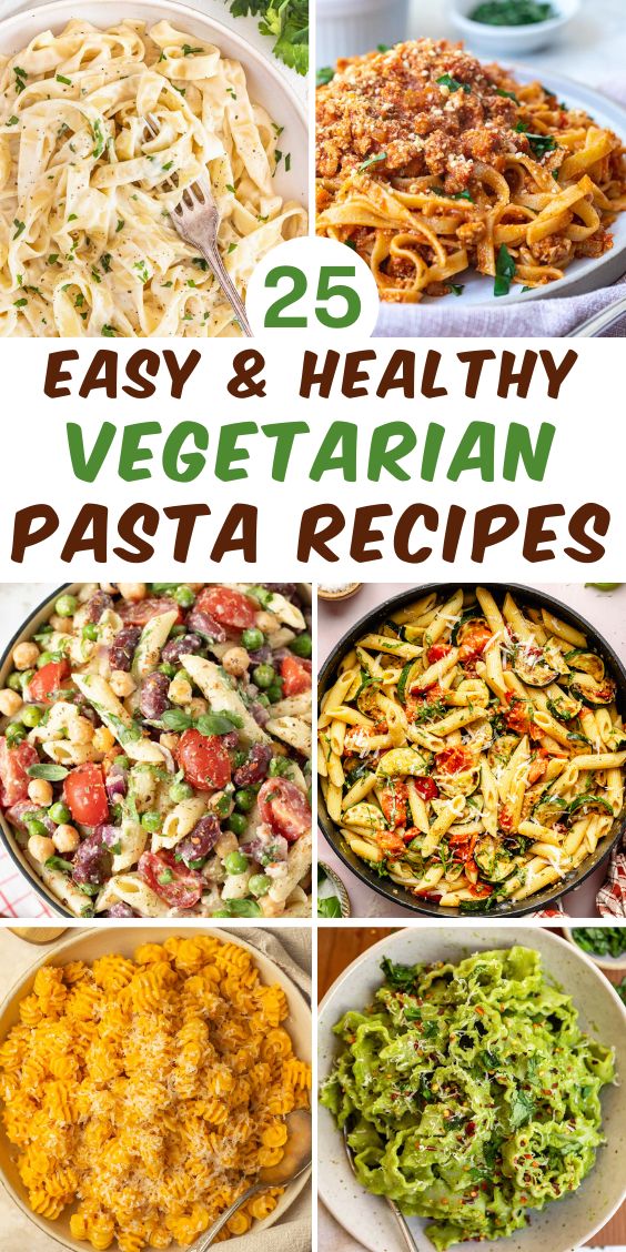 easy healthy vegetarian pasta recipes dinner