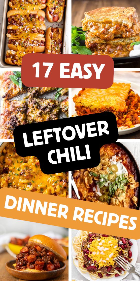 easy leftover chili recipes ideas