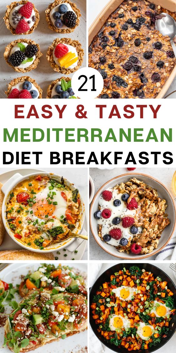 easy mediterranean diet recipes for breakfast