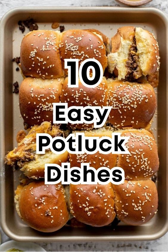 easy potluck ideas