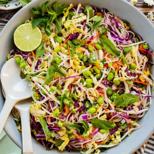 edamame rice noodle salad 3