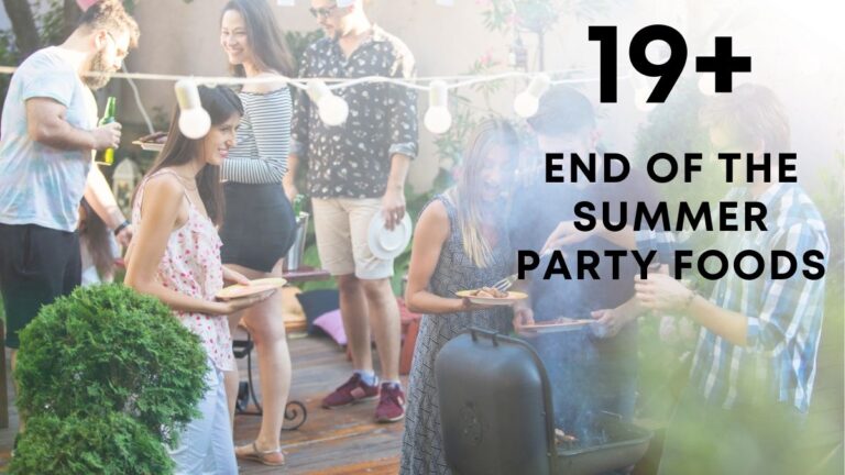 end of the summer party