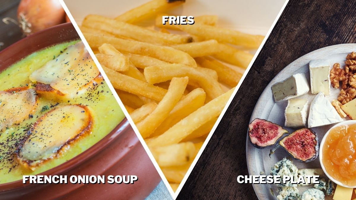 french onion soup fries or cheese plate are great side dishes To Serve With Sliders