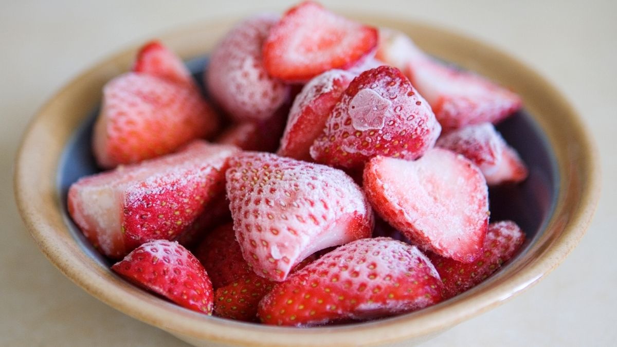 frozen strawberries