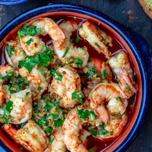 gambas al ajillo spanish shrimp recipe 7