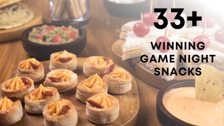 game night snacks recipes and ideas